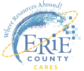 Erie County Cares Logo: Where Resources Abound!